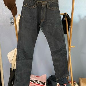 Selvedge Denim Indigo Straight Jean 30 waist